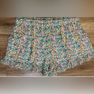 Roller Rabbit Peri Cissy Ruffle Trim Shorts